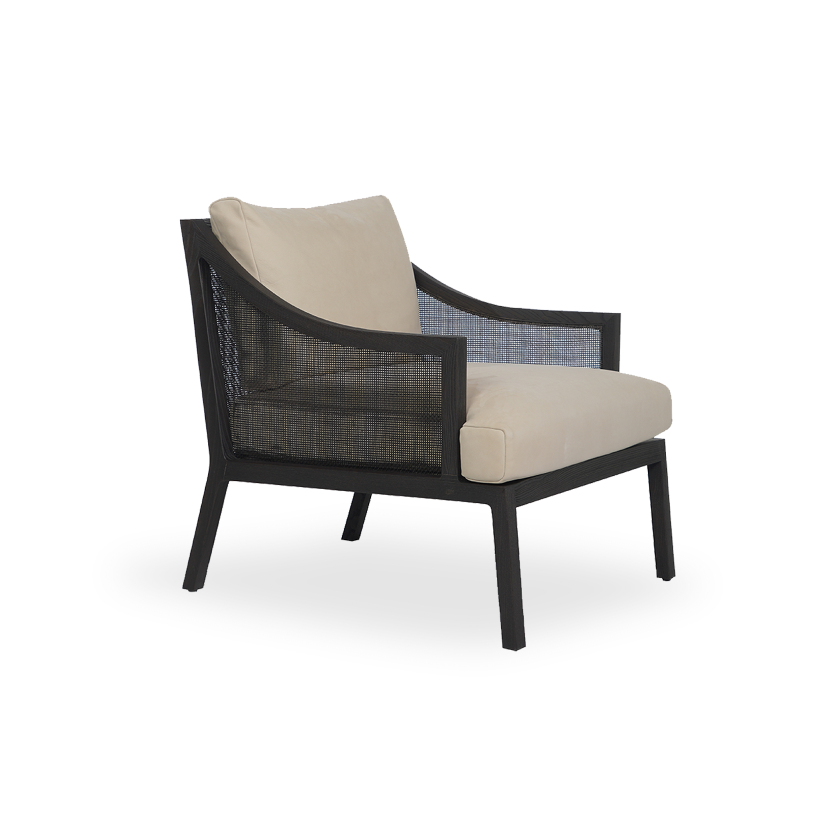 Combining the goose feather detail preferred in the sitting part with the comfort of the back cushion, Tolouse Armchair