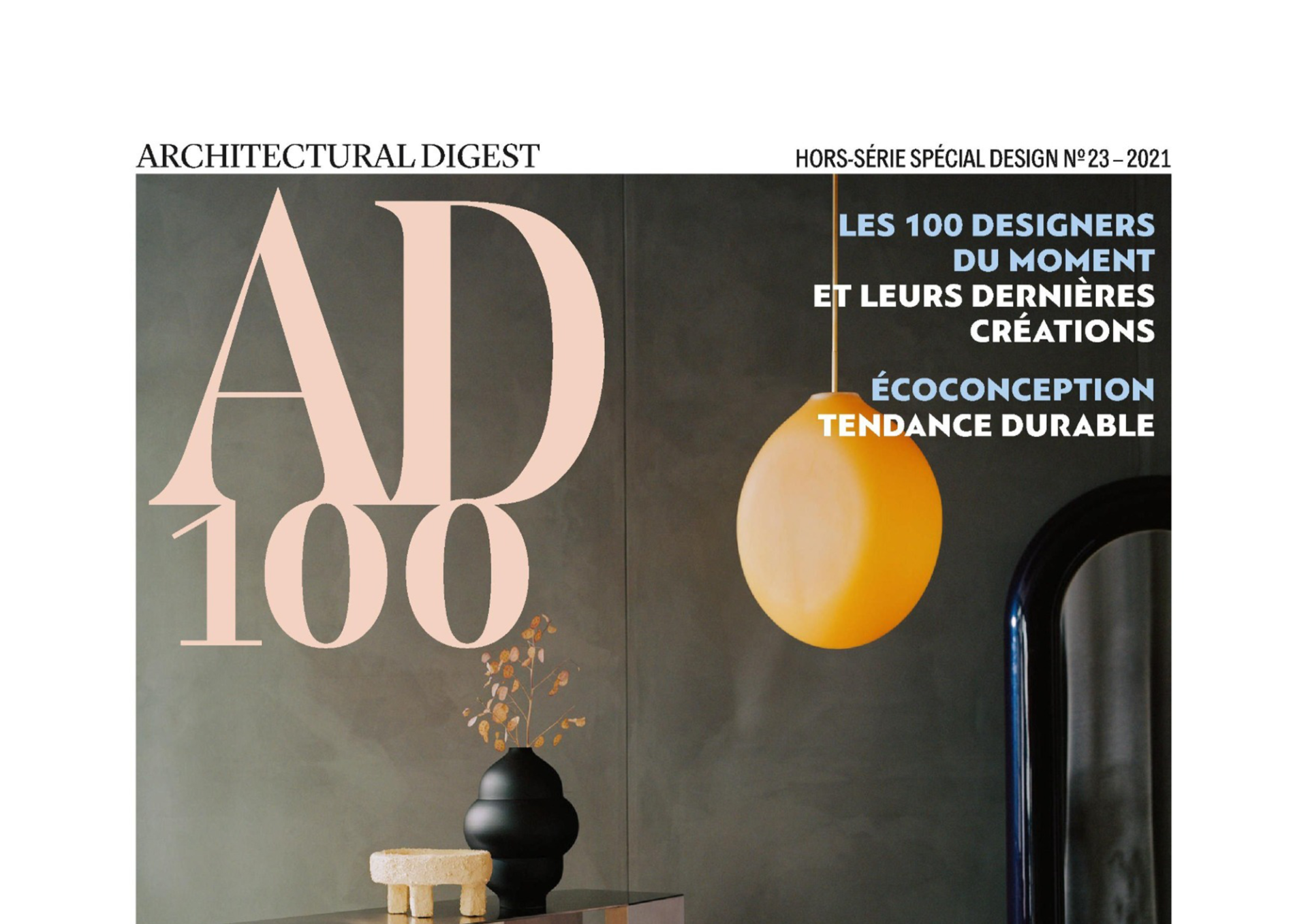 Christophe Pillet nominated as AD 100 Top Designers 2020. ENNE's unique sofa which is Avignon Sofa selected as the "Year of the sofa."